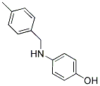 4-((4-METHYLBENZYL)AMINO)PHENOL Struktur