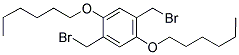 2,5-BIS(BROMOMETHYL)-1,4-BIS(HEXYLOXY)BENZENE Struktur