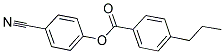 4-CYANOPHENYL 4'-PROPYLBENZOATE Struktur