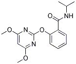 N-ISOPROPYL-2-[(4,6-DIMETHOXYPYRIMIDIN-2-YL)OXY]BENZAMIDE Struktur