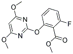 2-[(4,6-DIMETHOXYPYRIMIDIN-2-YL)OXY]-6-FLUOROBENZOIC ACID, METHYL ESTER Struktur