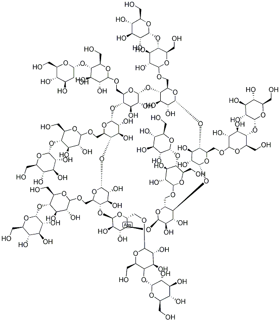 HEPTAKIS-(6-O-MALTOSYL)-BETA-CYCLODEXTRIN Struktur