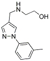 2-(([1-(3-METHYLPHENYL)-1H-PYRAZOL-4-YL]METHYL)AMINO)ETHANOL Struktur