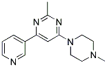 2-METHYL-4-(4-METHYLPIPERAZIN-1-YL)-6-PYRIDIN-3-YLPYRIMIDINE Structure