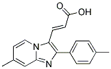 3-(7-METHYL-2-P-TOLYL-IMIDAZO[1,2-A]PYRIDIN-3-YL)-ACRYLIC ACID Struktur