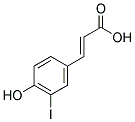 4-HYDROXY-3-IODOCINNAMIC ACID Struktur