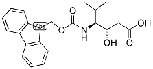 FMOC-(3S,4S)-4-AMINO-3-HYDROXY-5-METHYL HEXANOIC ACID Struktur