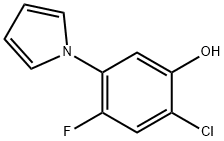 1-(4-CHLORO-2-FLUORO-5-HYDROXYPHENYL)PYRROLE Struktur