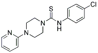 ((4-CHLOROPHENYL)AMINO)(4-(2-PYRIDYL)PIPERAZINYL)METHANE-1-THIONE Struktur