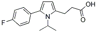 3-[5-(4-FLUORO-PHENYL)-1-ISOPROPYL-1H-PYRROL-2-YL]-PROPIONIC ACID Struktur