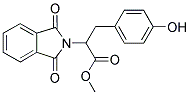 2-(1,3-DIOXO-1,3-DIHYDRO-ISOINDOL-2-YL)-3-(4-HYDROXY-PHENYL)-PROPIONIC ACID METHYL ESTER Struktur