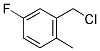 5-FLUORO-2-METHYLBENZYL CHLORIDE Struktur