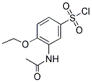 3-ACETYLAMINO-4-ETHOXY-BENZENESULFONYL CHLORIDE Struktur