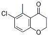 6-CHLORO-5-METHYLCHROMANONE Struktur