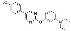 N,N-DIETHYL-N-(3-([5-(4-METHOXYPHENYL)PYRIMIDIN-2-YL]OXY)PHENYL)AMINE Struktur