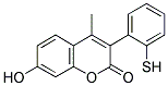 7-HYDROXY-4-METHYL-3-(2-THIOPHENYL)COUMARIN Struktur