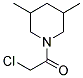 2-CHLORO-1-(3,5-DIMETHYL-PIPERIDIN-1-YL)-ETHANONE Struktur