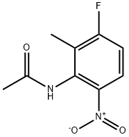 N-(3-FLUORO-2-METHYL-6-NITROPHENYL)ACETAMIDE Struktur