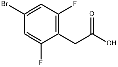 4-BROMO-2,6-DIFLUOROPHENYLACETIC ACID Structure