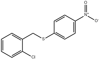 1-CHLORO-2-([(4-NITROPHENYL)SULFANYL]METHYL)BENZENE Struktur