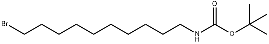 10-(T-BOC-AMINO)-1-DECYLBROMIDE Struktur