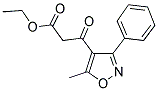 3-(5-METHYL-3-PHENYL-ISOXAZOL-4-YL)-3-OXO-PROPIONIC ACID ETHYL ESTER Struktur