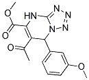 METHYL 6-ACETYL-7-(3-METHOXYPHENYL)-4,7-DIHYDROTETRAZOLO[1,5-A]PYRIMIDINE-5-CARBOXYLATE Struktur