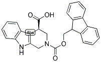 (R)-2-FMOC-1,2,3,4-TETRAHYDRONORHARMANE-3-CARBOXYLIC ACID Struktur