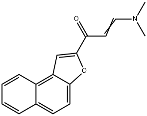 (E)-3-(DIMETHYLAMINO)-1-NAPHTHO[2,1-B]FURAN-2-YL-2-PROPEN-1-ONE Struktur