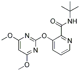 N-(TERT-BUTYL)-3-[(4,6-DIMETHOXYPYRIMIDIN-2-YL)OXY]PYRIDINE-2-CARBOXAMIDE Struktur