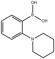 2-(1-PIPERIDINYL)PHENYLBORONIC ACID Struktur