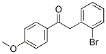 2-(2-Bromophenyl)-1-(4-methoxyphenyl)ethanone  Struktur