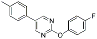 2-(4-FLUOROPHENOXY)-5-(4-METHYLPHENYL)PYRIMIDINE Struktur