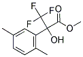 2-(2,5-DIMETHYL-PHENYL)-3,3,3-TRIFLUORO-2-HYDROXY-PROPIONIC ACID METHYL ESTER Struktur