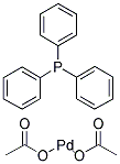 BIS(ACETATO)TRIPHENYLPHOSPHINEPALLADIUM (II) Struktur