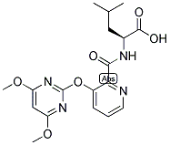 (2S)-2-[[[3-[(4,6-DIMETHOXYPYRIMIDIN-2-YL)OXY]PYRIDIN-2-YL]CARBONYL]AMINO]-4-METHYLVALERIC ACID Struktur