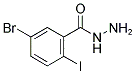 5-BROMO-2-IODOBENZHYDRAZIDE Struktur