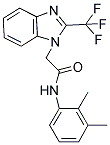 N-(2,3-DIMETHYLPHENYL)-2-[2-(TRIFLUOROMETHYL)-1H-BENZIMIDAZOL-1-YL]ACETAMIDE Struktur