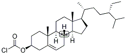 5-CHOLESTEN-24-ALPHA-ETHYL-3-BETA-OL CHLOROFORMATE Struktur