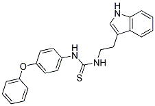 N-[2-(1H-INDOL-3-YL)ETHYL]-N'-(4-PHENOXYPHENYL)THIOUREA Struktur