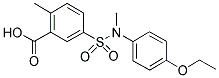 5-[(4-ETHOXY-PHENYL)-METHYL-SULFAMOYL]-2-METHYL-BENZOIC ACID Struktur