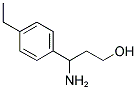 3-AMINO-3-(4-ETHYL-PHENYL)-PROPAN-1-OL Struktur