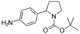 2-(4-AMINO-PHENYL)-PYRROLIDINE-1-CARBOXYLIC ACID TERT-BUTYL ESTER Struktur