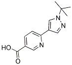 6-(1-TERT-BUTYL-1H-PYRAZOL-4-YL)NICOTINIC ACID Struktur