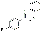 (Z)-1-(4-BROMOPHENYL)-3-PHENYLPROPENONE Struktur