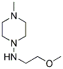 4-[(2-METHOXYETHYL)AMINO]-1-METHYLPIPERAZINE Struktur