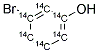 3-BROMOPHENOL, [RING-14C(U)] Struktur