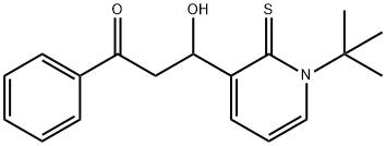 3-(1-TERT-BUTYL-2-THIOXO-1,2-DIHYDROPYRIDIN-3-YL)-3-HYDROXY-1-PHENYLPROPAN-1-ONE Struktur