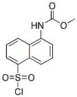 (5-CHLOROSULFONYL-NAPHTHALEN-1-YL)-CARBAMIC ACID METHYL ESTER Struktur