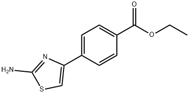 4-(2-AMINOTHIAZOL-4-YL)BENZOIC ACID ETHYL ESTER Struktur